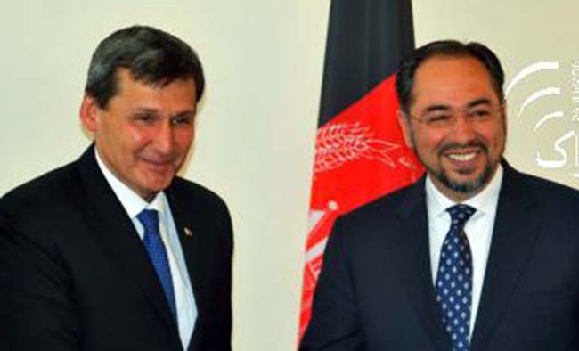 Afghan, Turkmen FMs Stress Enhanced Bilateral Ties
